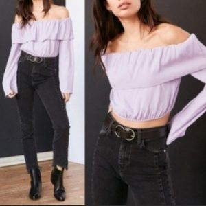 Silence + Noise Cecilia crop top